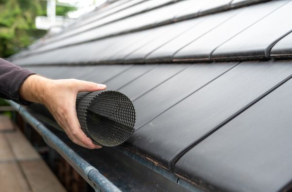 Gutter Mesh Installation in Mason