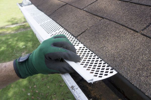 Gutter Filter Installation in Mason